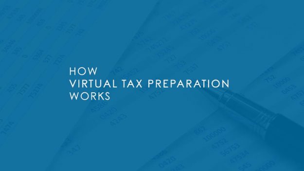 How Virtual Tax Preparation Works Text overlay reads: How Virtual Tax Preparation Works